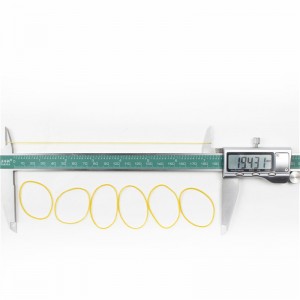 Factory Direct Salg af højkvalitets gummibånd Høj elasticitet og høj modstandsdygtighed Papir penge Bundled gummibånd