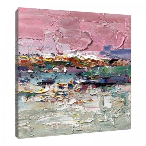 Lærred ramme abstraktnyt design hånd malet hjem indretning foto billede gulv maleri