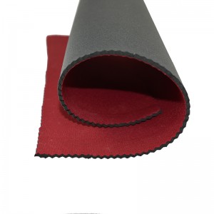 Hvidneopren scuba strikket stof sølvneopren stretch stof prægning diamant cirkulært stof til badedragt