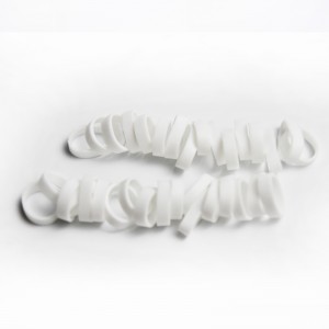 Factory tilpasset engros hvid høj elasticitet Anti-Aging Data Cable Strapping Ring