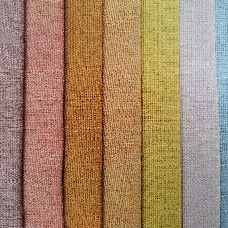 Stykke farvestof bomuld og linned stof BNT1835