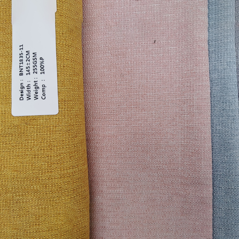 Stykke farvestof bomuld og linned stof BNT1835