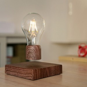 Magnetisk Levitation Light Bulb Touch Switch Flydende Night Light Creative Gave Hjem Kontor Dekorationer