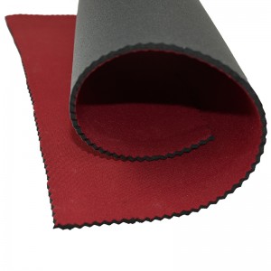 Sublimering stof hvidneopren pung tumbler ærme sbr gummi scr vej stretchnylon spandex stofneopren sweater