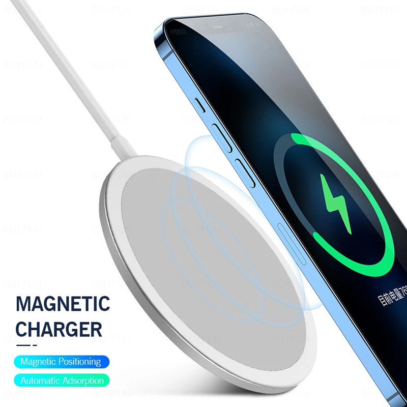 Magnetiske magsafe trådløs telefon oplader 15w bærbar magsafe oplader til Apple iPhone 12 11 Pro Max bedst sælgende produkt Amazon Hot Style