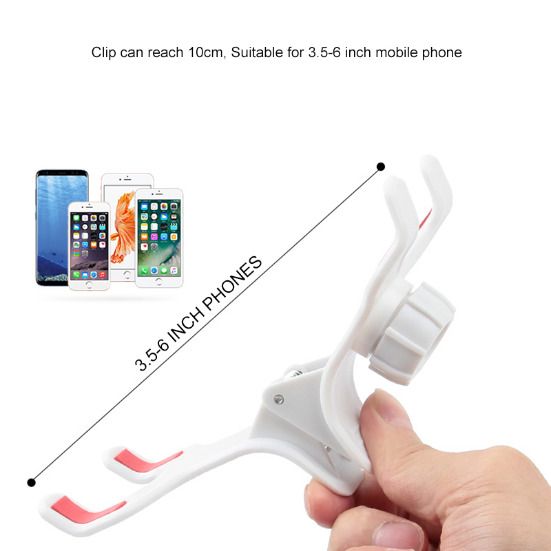 Fleksibel mobiltelefonholder Hængendenakke Lazy Halskæde Bøjle 360 ​​Grad Telefoner Holder Stand til iPhone Xiaomi Huawei