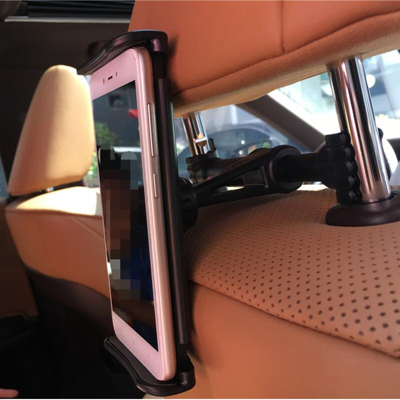Backseat Car Mobile Holder Bil Bagsæde Telefon Tablet Mount til iPhone 7 8 x iPad Samsung S8 HeadRest Tablet Holder