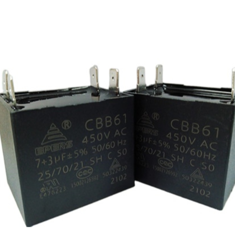 7+3uf 450V 25/70/21 CQC 50/60Hz SH S0 C cbb61 kondensator til superventilator