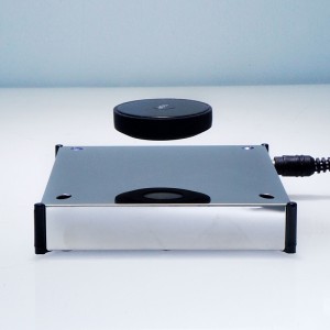 Suspenderede øreringe krystal ure briller bremmelet perle solbriller smykker ringe flydende magnetisk levitation skærmbakke