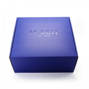 Gratis prøve brugerdefineret logo pink farve kosmetisk bølgepapet mail shipping boks