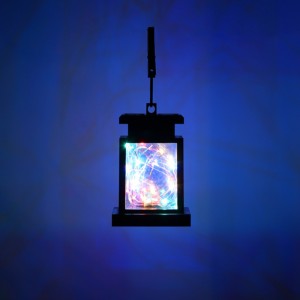 Lantern Solar Power Twinkle LED Candle Solar Udendørs Belysning Have Kobber Gul Lys Yard Paraply Tree Hængende