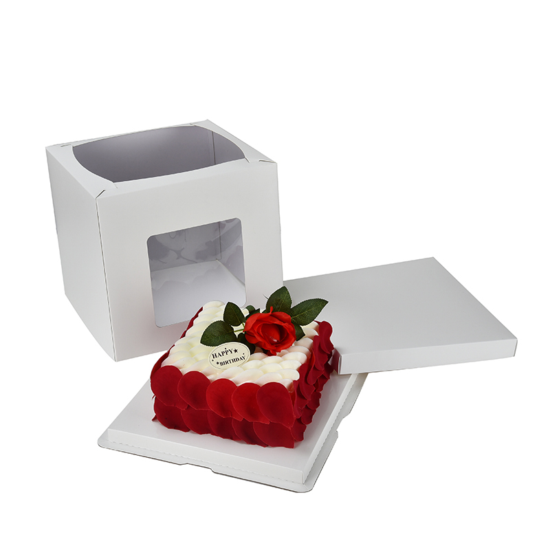 Ny bryllupskage kasse håndlavet luksus papir fødselsdag kage boks
