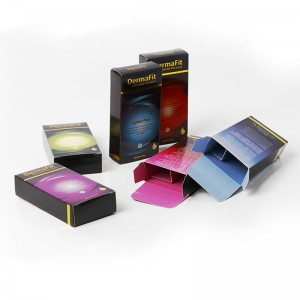 Factory Custom Color Paper Emballage Printing Pleated End Boxes