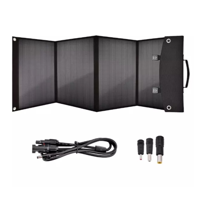 Bærbar Folding Solar Panel Charger 60W 18V til camping mobiltelefon opladning