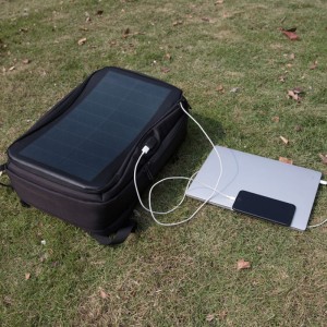 Solar opladning rygsæk solpaneler laptop