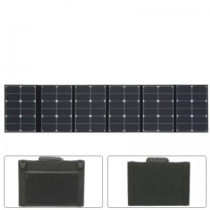 Camouflage Farve 120 Watt Folding Solar Bag Solar Tæppe til Camping og Yacht Tag