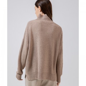 Løs, enkel, afslappet og stilfuld australsk uld sweater top, der går med alt 65001#