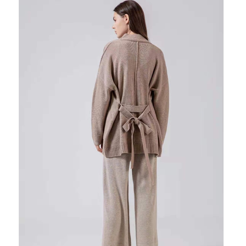 Loose Casual Australian Wool Short Cardigan 65007#
