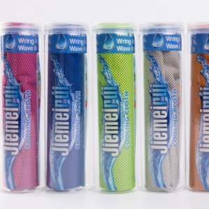 Mænd eller kvinder Kølet håndklæder Ice Sport Kølethåndklæde Mikrofiber Koldt Håndklæde til Yoga Gym Travel Camping Udendørs