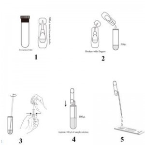 SARS-COV-2 antigen Rapid test kit (tidsløst fluorescens)