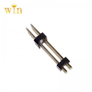 2,54 mm to rækker med dobbelt plastikhoved