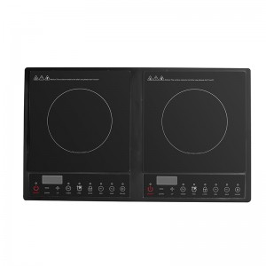 Kina Producent Højkvalitets Portable Electric Cooktops Dobbelt Induktion Komfur 2 Burner ISO9001 BSCI