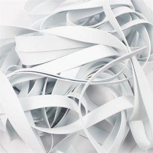 Fabrikken engros hvid badedragt gummi stropper maske øre stropper elastiske stropper