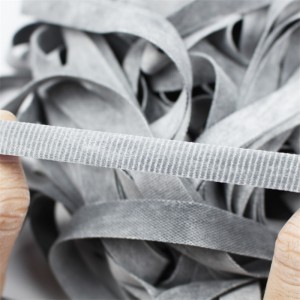 Maske råmateriale gummibånd sortnaturgummi elastisk bånd præget gummi bælte