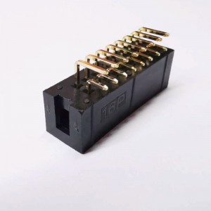 2x8p 2.54mm pitch højre vinkel dip box header kvindelig stikkontakt