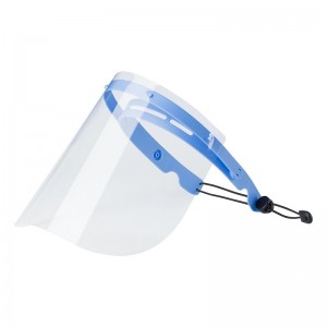 Miljøvenlig distributør Custom Plastic Fashion Justerbar Face Shield