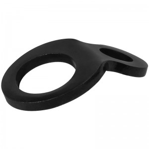 Bindened range ringe snavs cykel rustfrit stål multi-purpose tie down anker strapping kroge til montering i garagen, arbejdsbutik, lastbil, trailer, golfvogn, hegn sort