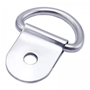 Lille stål D-ring binde downs, d ringer anker lashing ring til belastninger på case truck cargo trailere RV både