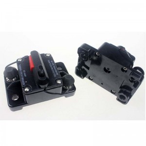12V 24VDC 60A 80A 100A 150A 200A 250A 300A Black Color Home Solar System Vandtæt Circuit Breaker Reset Fuse Inverter