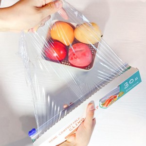 Biologisknedbrydelig majestarch-baseret miljøvenlig kompostabile varmekrympning Stræk ikke PE-plastfilm med papirkerne PLA