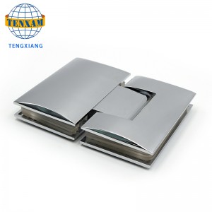 Factory Special type bruser klip glas dørklip 180 graders bruser hængsel badeværelse bruser hængsel