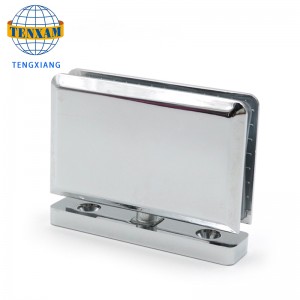 Kina Leverandør Billig Sale Guangdong Jinli Hardware Polsk Messing Glas Hængsel Åben 90 Grad Hængsel