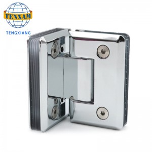 Bedst sælgende 90 graders glas til glas bruser dør pivot hængsel