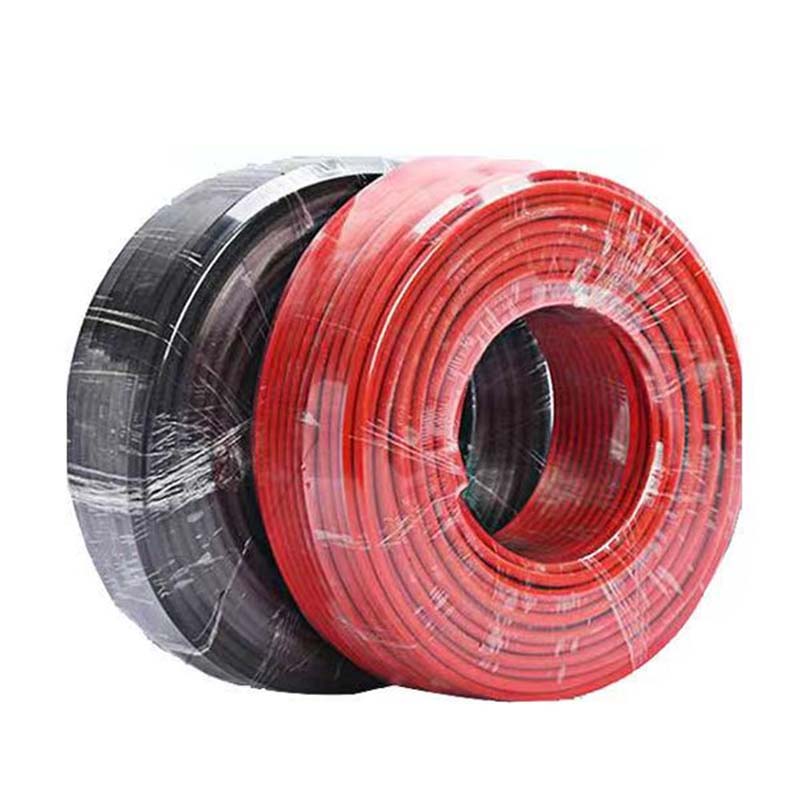 6mm2 High Qulity Red og Black Solar PV Connector Cable eller Wire til solpanel TUV godkendelse