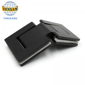 Hot Sale 135 Grad 304 SS Matte Black Shower Glas Døre Hængsler