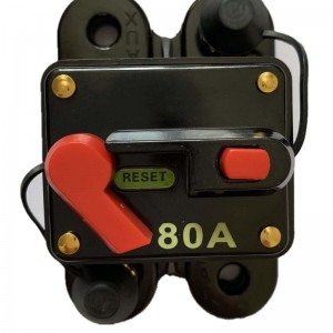 12V 24VDC Auto Car Bike Stereo Circuit Breaker Nulstil sikring Inverter 60A 80A 100A 150A 200A 250A 300A Home Solar System Vandtæt