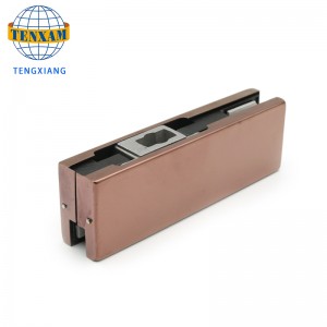 Glasdørklemme SUS304 Rustfrit Stål Øverste Dør Patch Montering Glas Topklip