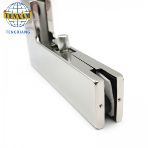 Hardware tilbehør rustfrit stål rammeløs glasdør klem patch montering