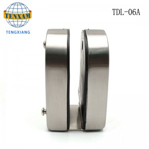 Oval form rustfrit stål til 12mm dør tykkelse CE/en 300.000Times 8mm-12mm Glasdørslås