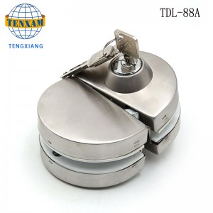 Satinnikkel håndtag sæt lås soveværelse badeværelse rørformet håndtag dørlås