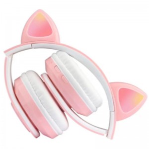 FB-BHCB1 Cat Ears Kids Foldable Bluetooth Hovedtelefon