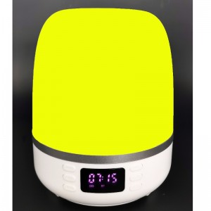FB-BSK5 Bluetooth Clock Radio Højttaler med desktop lampe, diskotek bold og projektionsbelysning