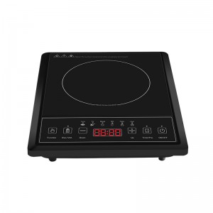 A13 Single Burner Induktion Kog Ultra-tynde induktionskoger, 8-niveau kraft og temperaturregulering med sort poleret glaspanel