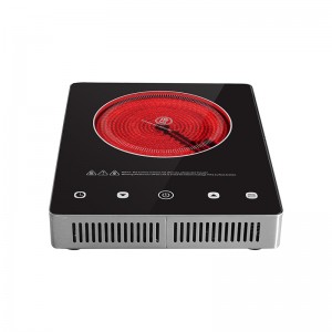 J8 fabrik Elektrisk keramisk komfur rustfrit stål elektrisk keramisk komfur hvid keramisk elektrisk komfur sølv ce bsci lvd