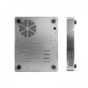 J8 fabrik Elektrisk keramisk komfur rustfrit stål elektrisk keramisk komfur hvid keramisk elektrisk komfur sølv ce bsci lvd