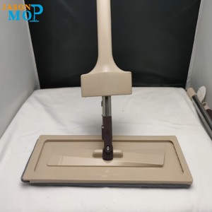 JASON NY Gratis håndvask, rustfrit stålstangmikrofiberrensemoppe til rengøring af husholdninger (JS-B2009)